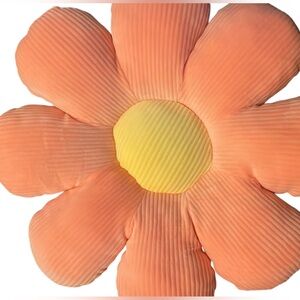 Pink & Yellow Flower Pillow